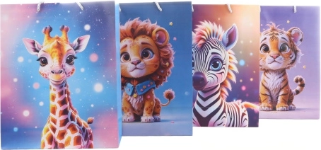 Pungă cadou cu animale safari