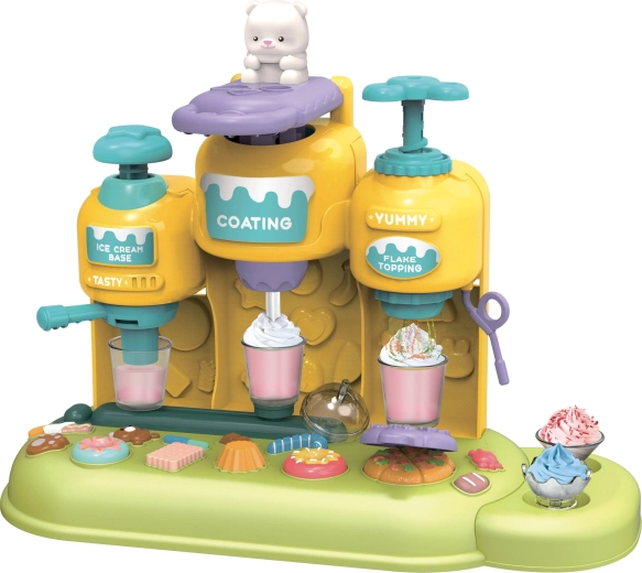 Plastilină – aparat pentru înghețată și deserturi cu accesorii, 22 de piese
