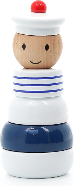 Turnuleț de lemn în formă de marinar