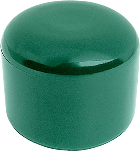 Capac din plastic pentru stâlp rotund de gard 48 mm, verde