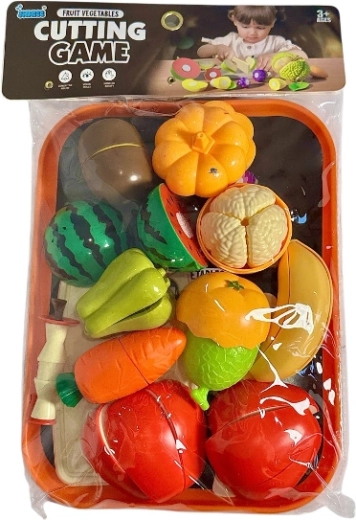 Set de bucătărie pentru copii – fructe și legume de tăiat
