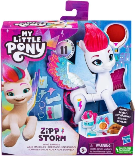 Figurină My Little Pony cu aripi magice, Zipp Storm