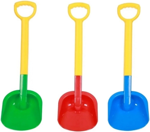 Lopățică din plastic bicoloră pentru nisip