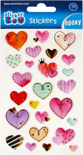 Autocolante inimă - 1 bucată