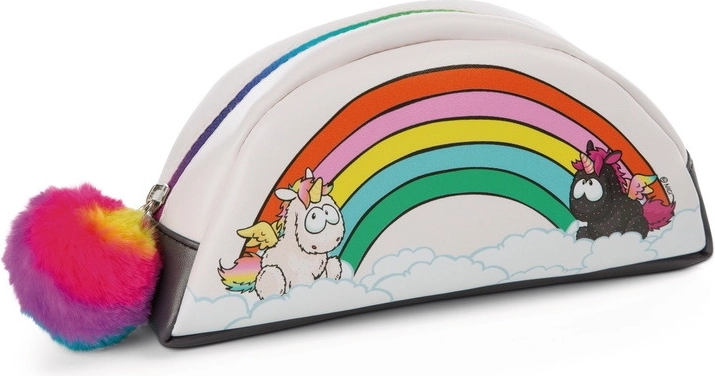 Penar cu unicornii Jin și Jang Theodor & Friends cu ciucure - 1 bucată
