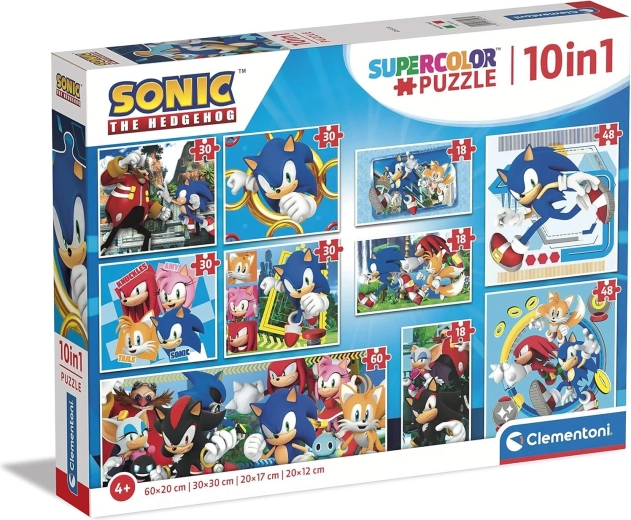 Puzzle Clementoni Ariciul SONIC 10‑în‑1