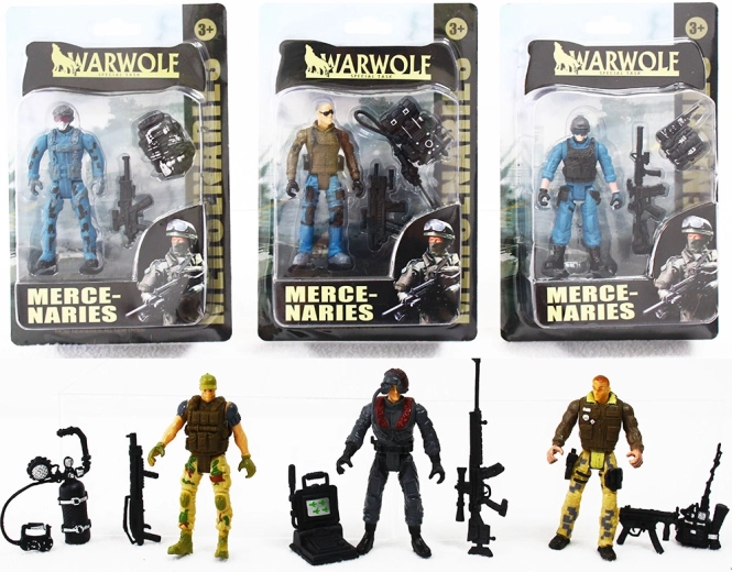 Figurină de acțiune soldat 10 cm, seria 2 (mai multe tipuri)