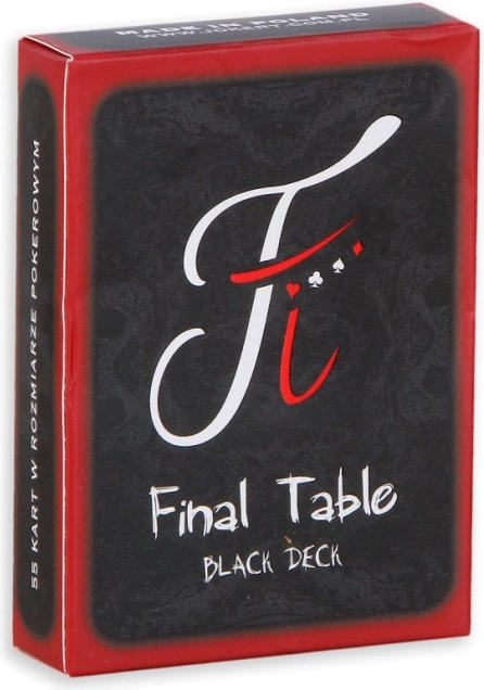 Final Table - Pachet de cărți negru