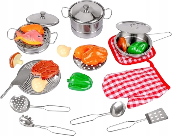Alimente din plastic și mănușă de bucătărie incluse în set
