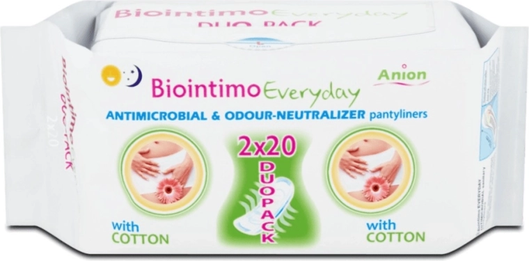 Biointimo Anion pachet DUO, absorbante intime zilnice 40 buc
