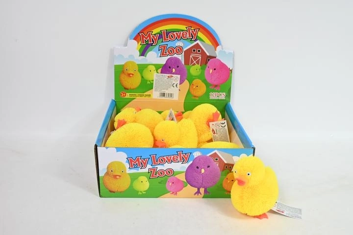 Rățușcă luminoasă de strâns – jucărie antistres (12 buc. în display)
