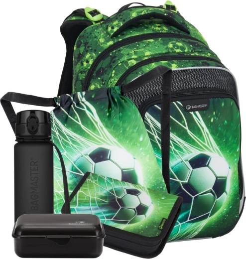 Bagmaster lumi 25 b set școlar mare pentru elevii de clasa I – fotbal