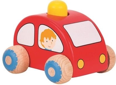 Mașinuță de lemn cu claxon