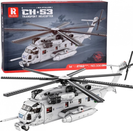 Set de construcție tehnică – elicopter de transport CH-53, 2192 piese