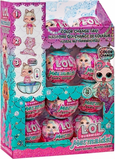 Păpușă L.O.L. Surprise Mermaids Baby Sisters