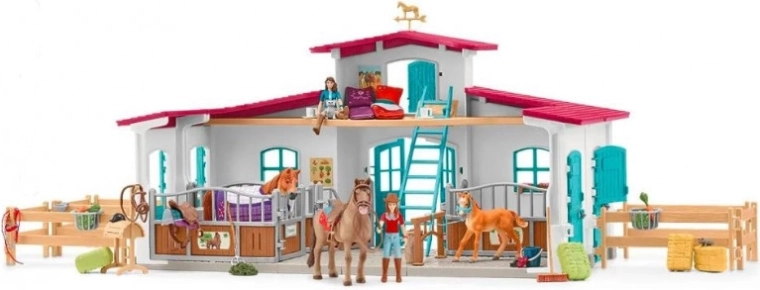 Set de figurine Centrul de echitație Lakeside Horse Club