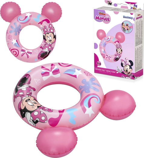 Colac gonflabil colorat Bestway, 91 cm