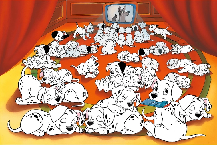 Puzzle Trefl Disney: 101 Dalmațieni 600 piese