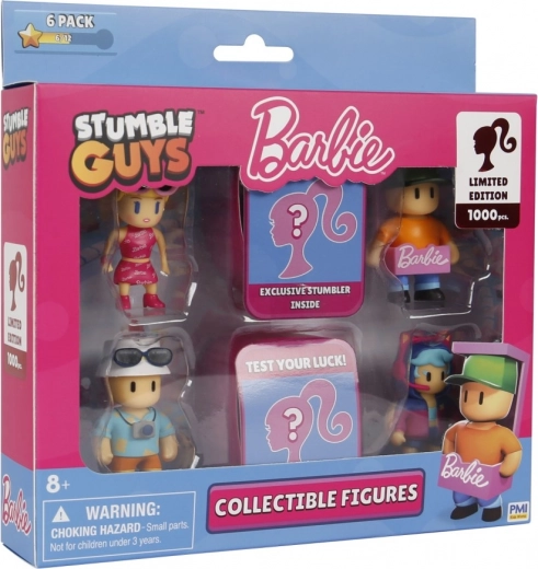 Cutie Deluxe cu figurine STUMBLE GUYS x BARBIE – 6 buc