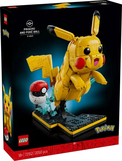 LEGO Pokémon Pikachu și Poké Ball (2050 piese)