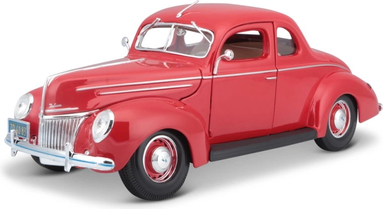 Maisto Ford Deluxe coupe 1939 roșu 1:18