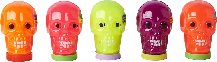 Ambalaj original în formă de craniu