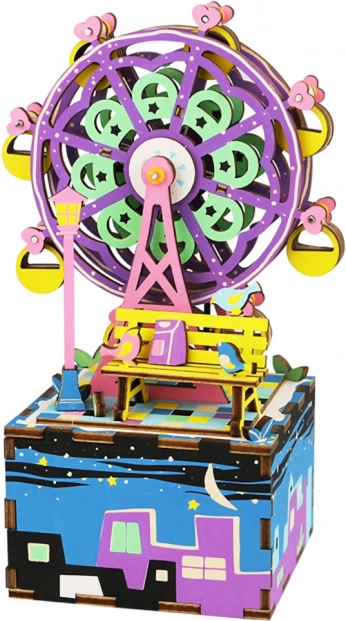 RoboTime puzzle 3D cutie muzicală carusel mic