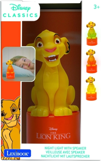 Lampă de veghe Lexibook cu difuzor Regele Leu Simba