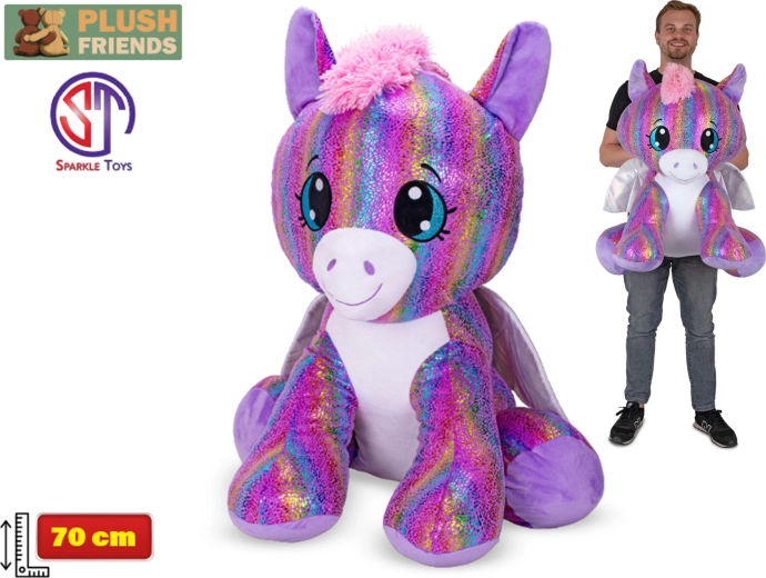 Pegas de pluș Star Sparkle 70 cm