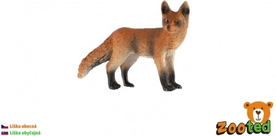 Figurină din plastic vulpe 9 cm