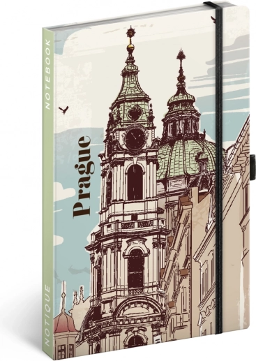 Caiet Notițe Praga liniat 13 × 21 cm