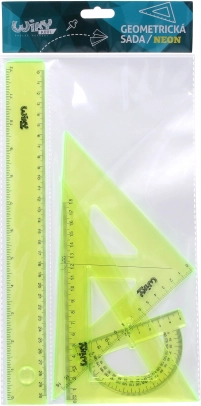 Set geometric neon