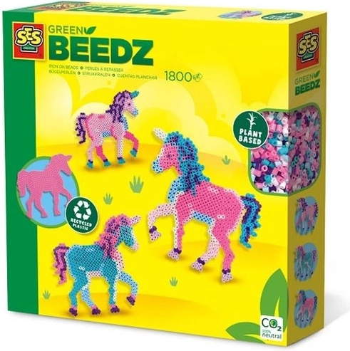 SES Creative Green Beedz mărgele termofuzibile – unicorn