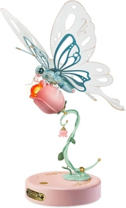 Fluture roz mecanic RoboTime