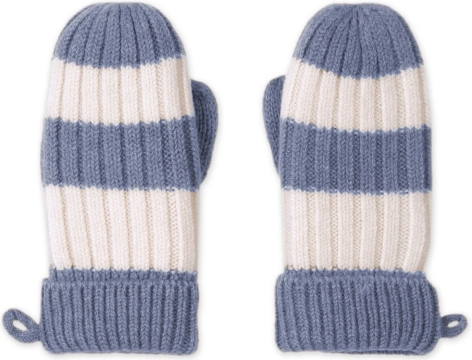 Mănuși merino Lodger Stripe Stone măr. 1–2 ani