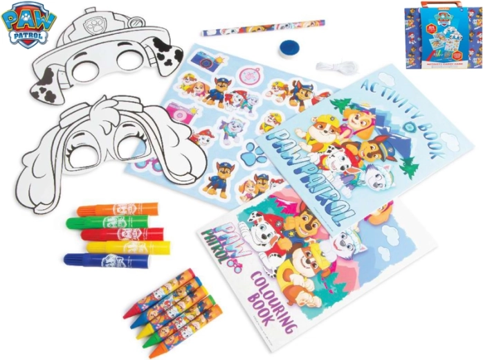 Set creativ Patrula Cățelușilor în valiză pentru copii 3+