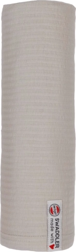 Scutec din pânză Lodger Swaddler seersucker 120 × 120 cm steel