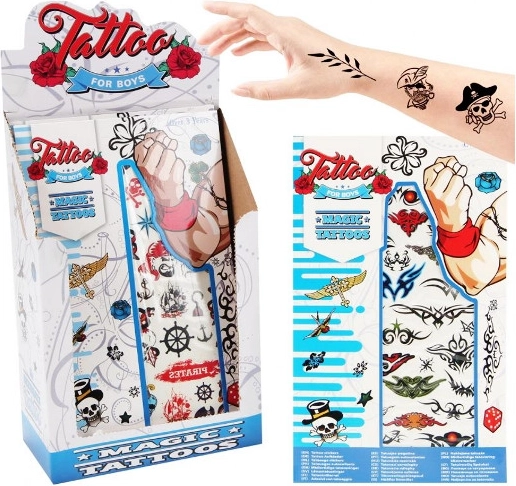 Tatuaje pentru copii pentru băieți – set 80 buc.