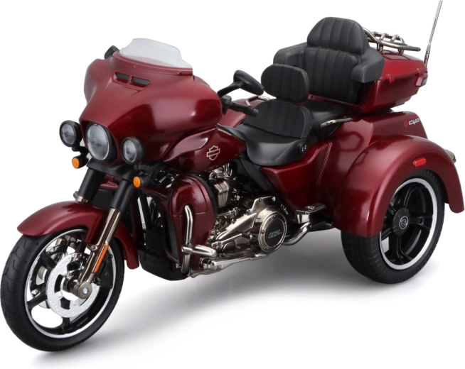 Maisto Harley-Davidson trike CVO Tri Glide 2021 model metal 1:12 roșu metalizat