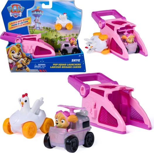 Patrula Cățelușilor Pup Squad – lansator Skye cu vehicule Chickaletta