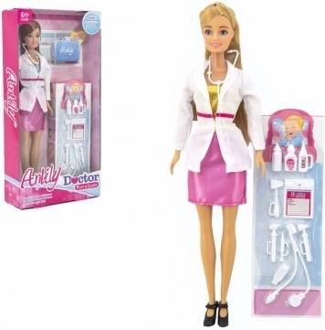 Păpușa Anlily doctoriță cu accesorii