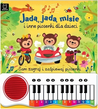 Jadą, jadą misie și alte cântece pentru copii – carte cu pian