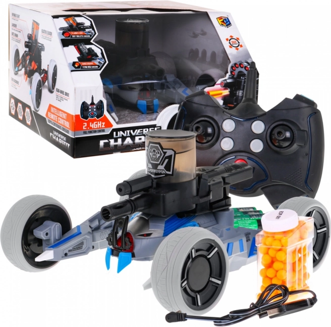 Crawler RC cu tragere pentru copii 5+ cu vizor laser și 150 de proiectile