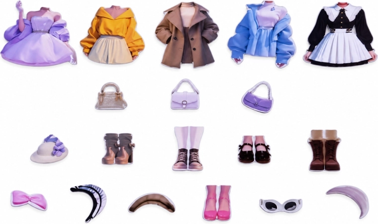 Multe accesorii de modă
