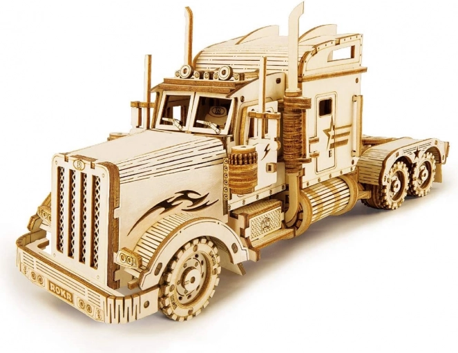 Puzzle 3D din Lemn Robotime - Camion Greu