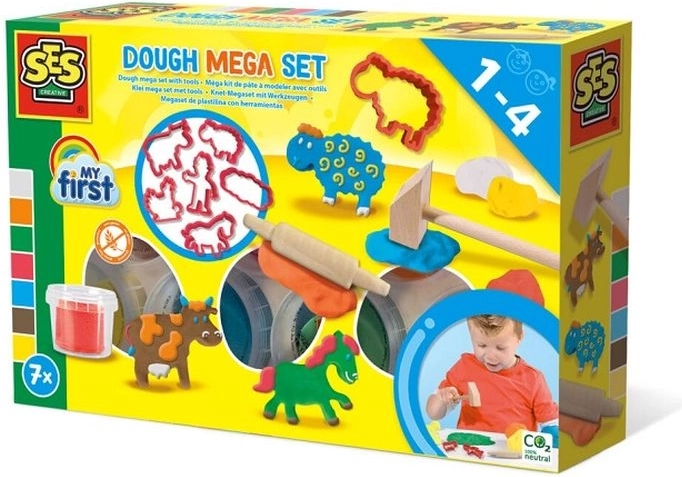 SES Creative My First mega set de plastilină cu unelte