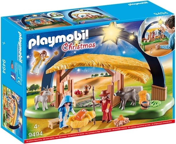 Playmobil Iesle de Crăciun cu iluminare