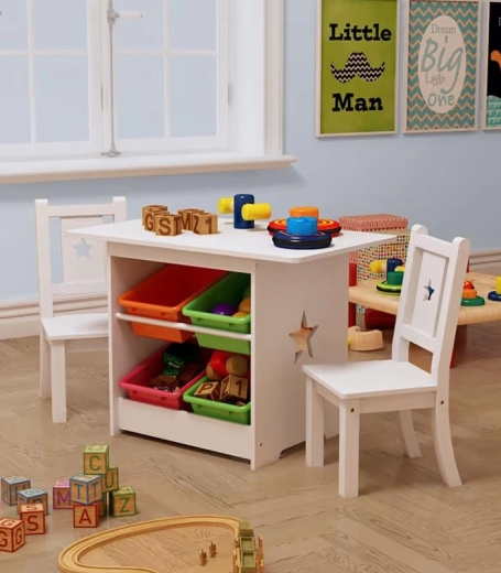 Depozitare inteligentă cu 4 cutii colorate