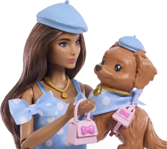 Stil asortat pentru Barbie și cățeluș