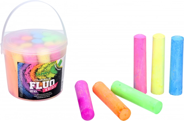 Crete pentru trotuar fluorescente 20 buc